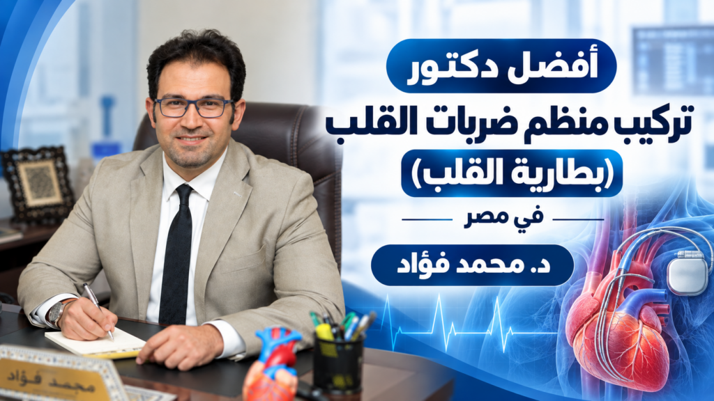 منظم ضربات القلب (بطارية القلب) — الدليل الشامل: الأنواع، خطوات التركيب، والحياة بعد الجهاز | د. محمد فؤاد